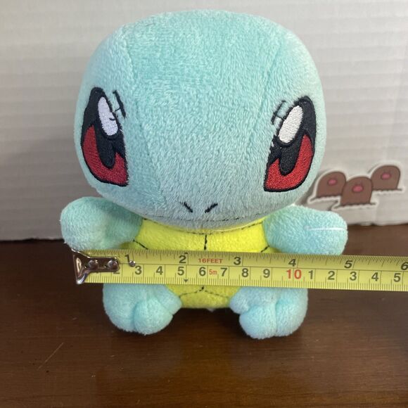 Banpresto 2004 Plush Pokemon Squirtle Turtle Stuffed Animal Toy Small Water Type - Picture 10 of 12